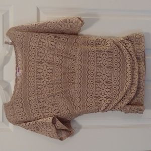 Lacey Summer Beige Top